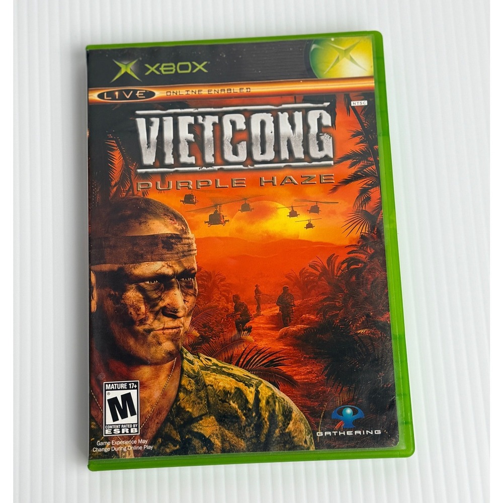 Vietcong Purple Haze Microsoft Xbox 2004 FPS Military Game